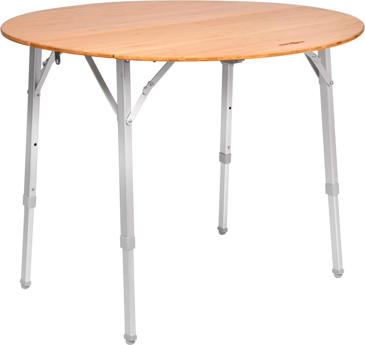 Brunner Camperking R tavolo rotondo campeggio bambù 90 cm