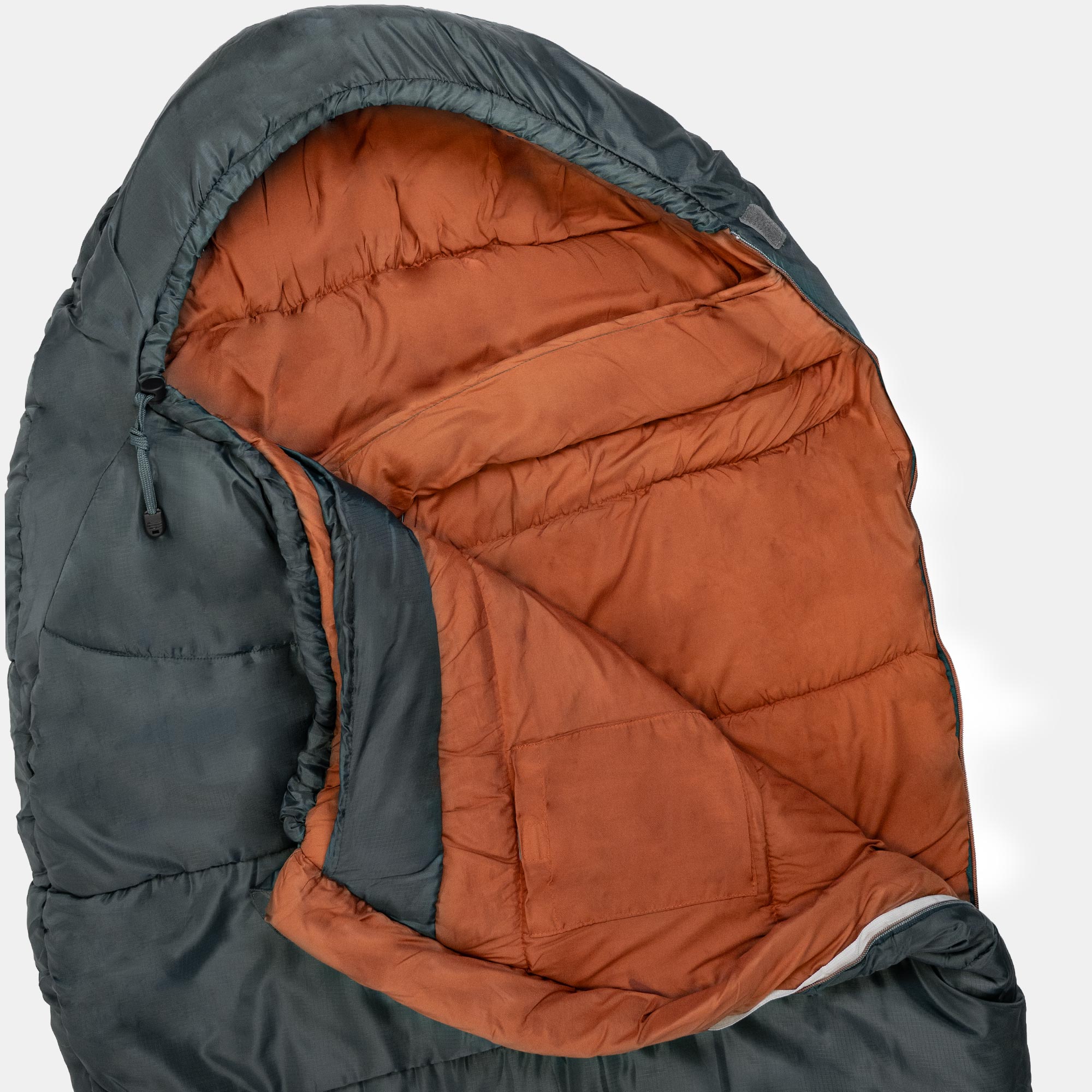 Highlander Rayet 450 sacco a pelo mummia grigio scuro 3-4 stagioni