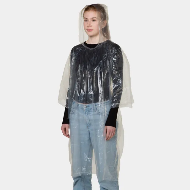 Trekmates Emergency Poncho antipioggia trasparente adulto
