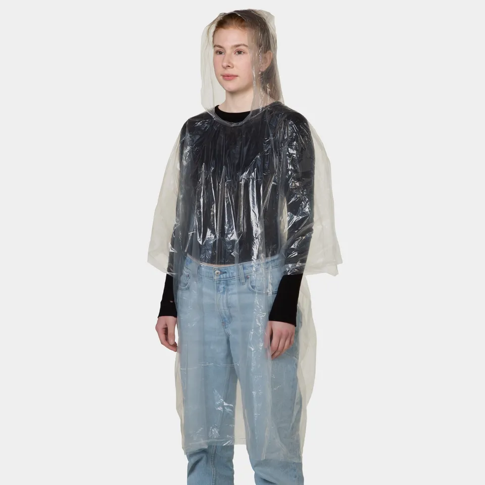 Trekmates Emergency Poncho antipioggia trasparente adulto