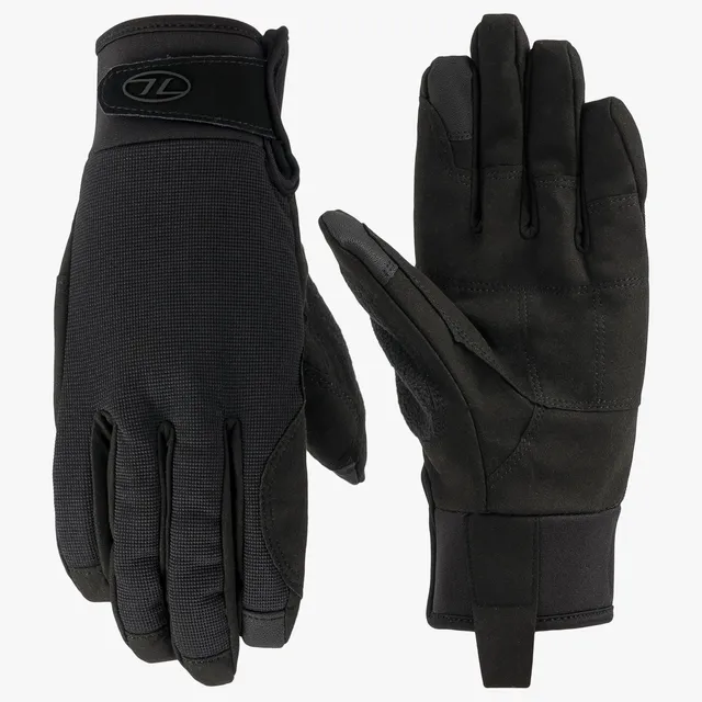 Highlander Aqua-Tac guanti impermeabili invernali neri