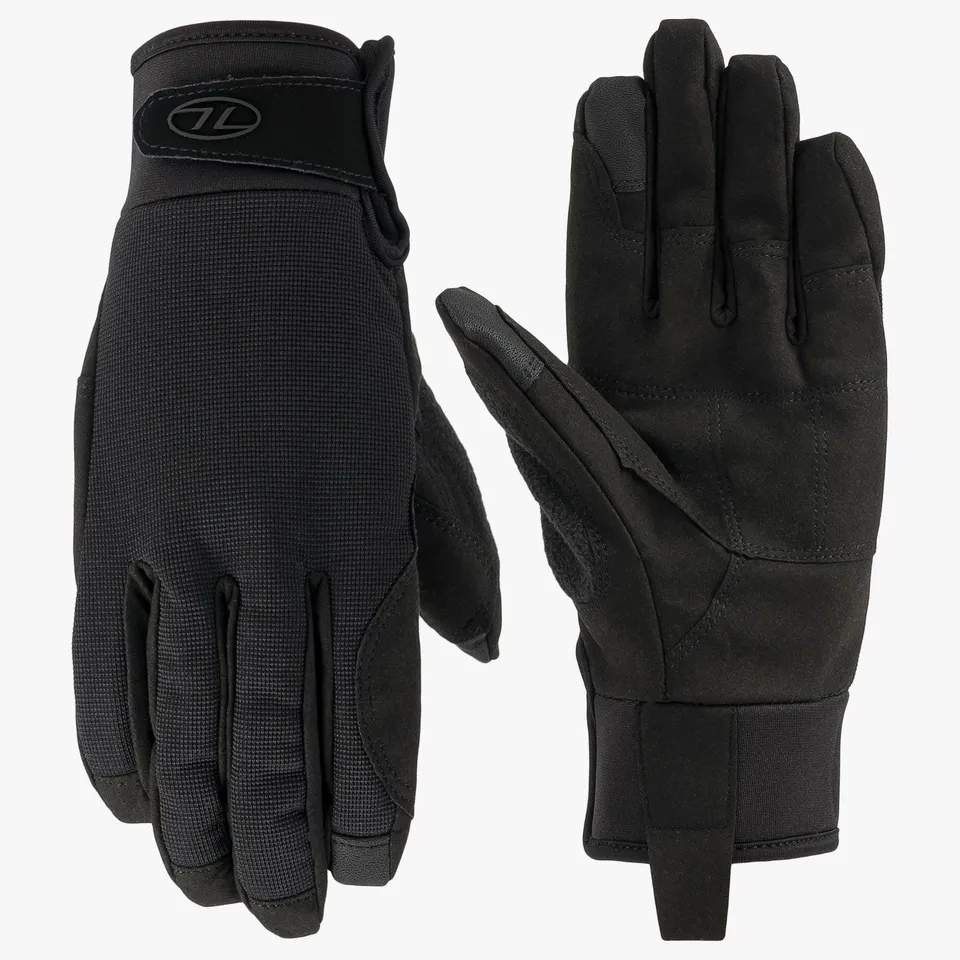 Highlander Aqua-Tac guanti impermeabili invernali neri