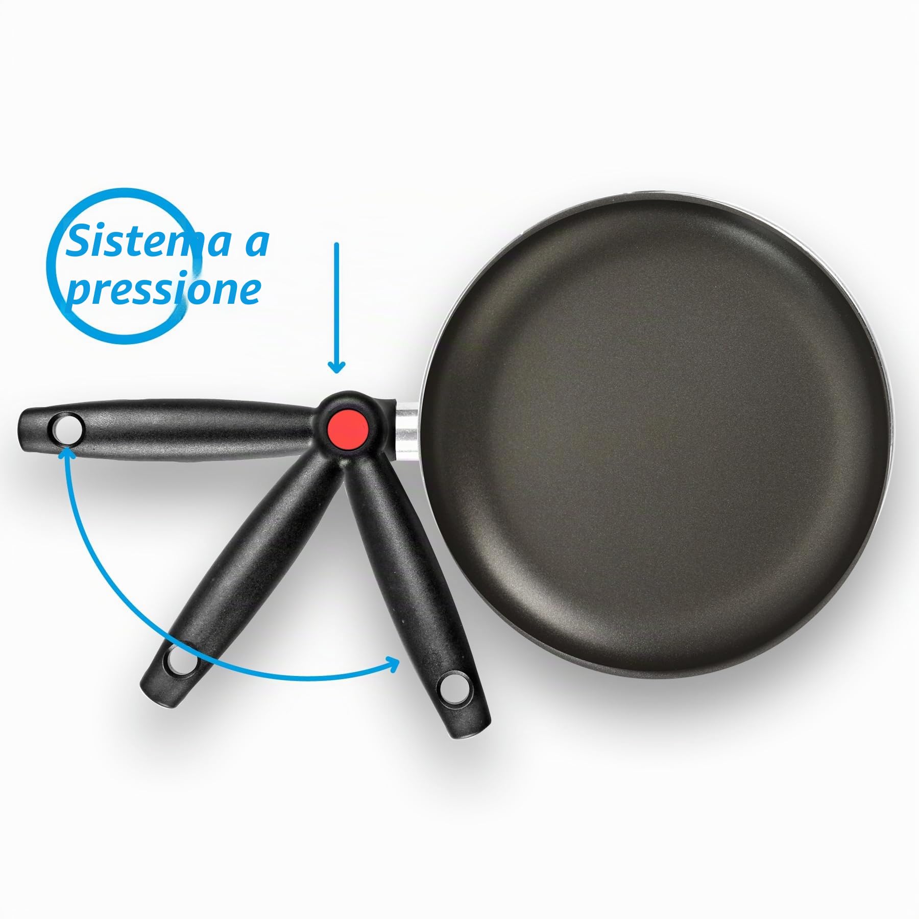Brunner Juniper Pan Padella 26 cm con manico pieghevole