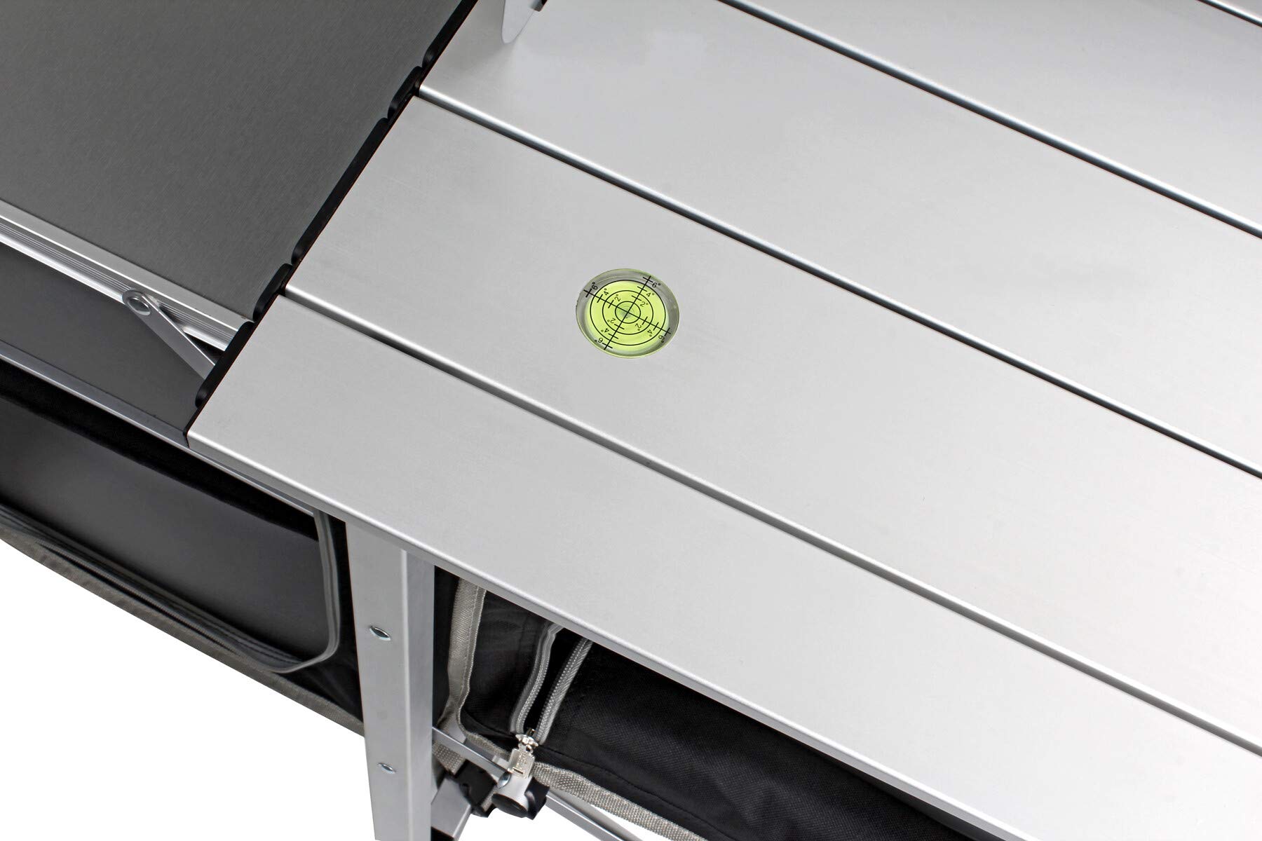 Brunner Snack Square mobile cucina campeggio nero pieghevole