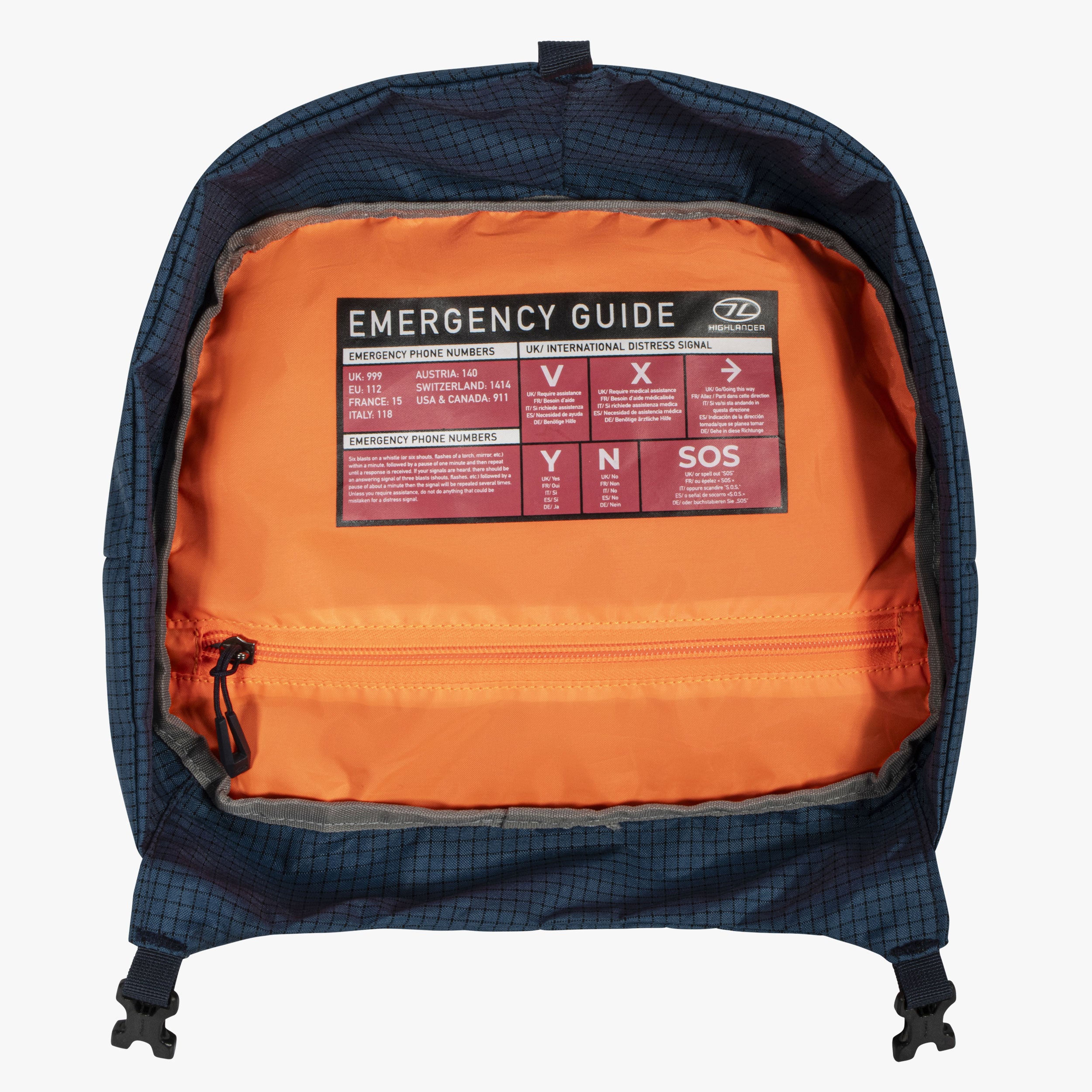 Highlander Vulkan Mountain zaino 35L con coprizaino tecnico