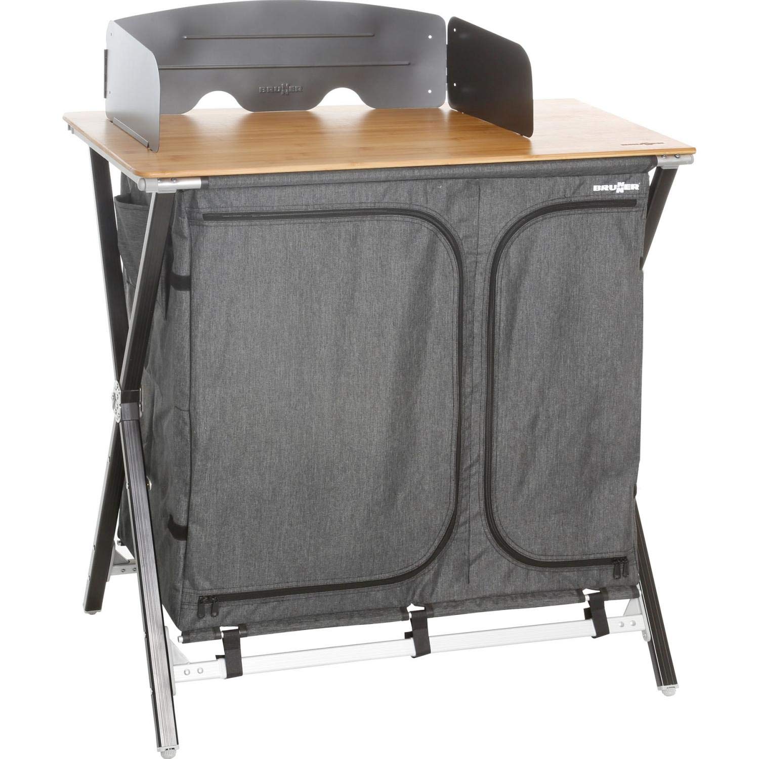 Brunner Mercury Cross mobile cucina grigio 92x49x90