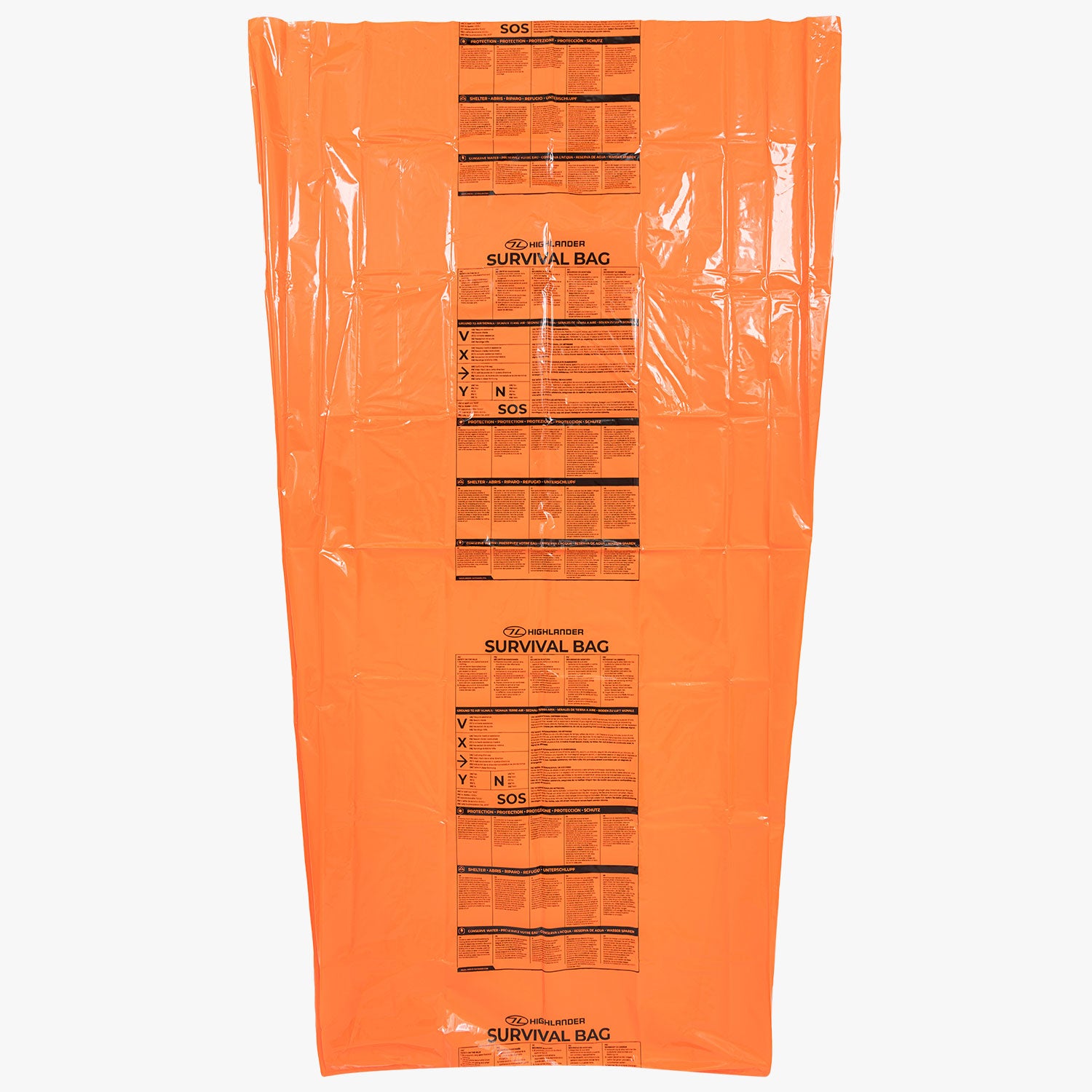 Highlander Bivvy Bag Extra Large sacco bivacco arancione 2 posti