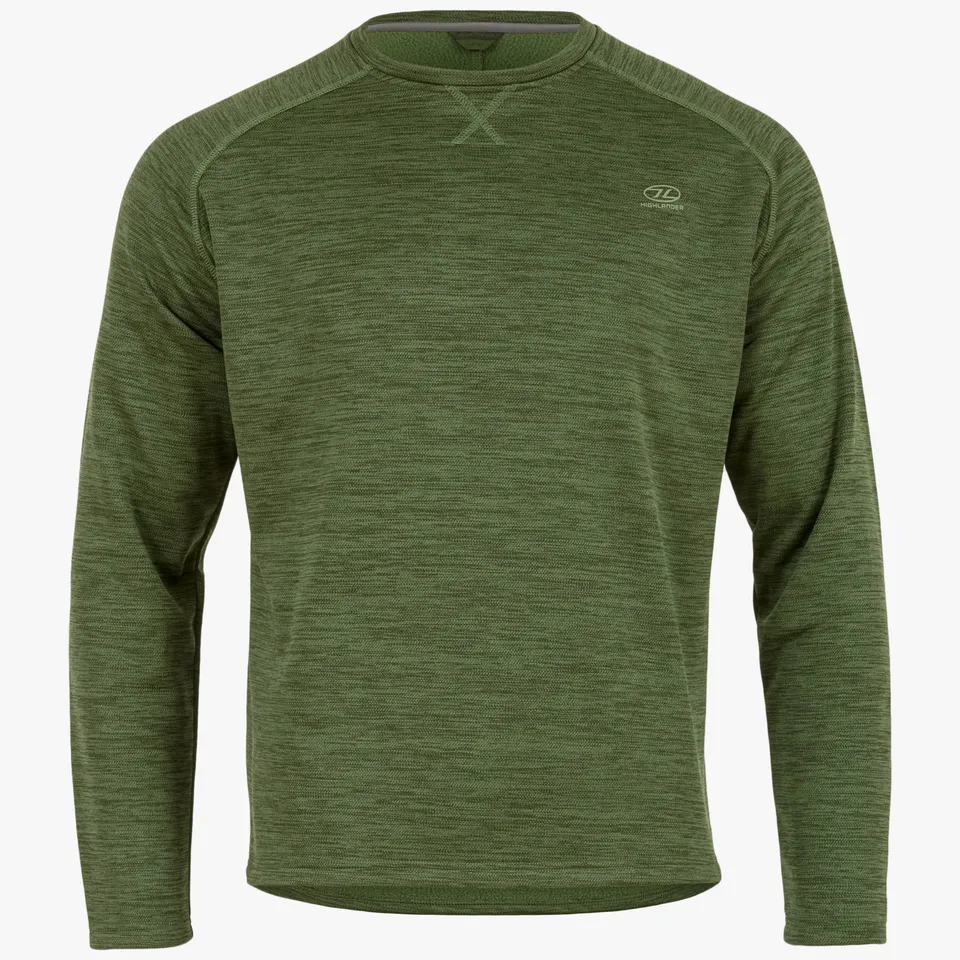Highlander Crew Neck Felpa Pile Uomo Leggera
