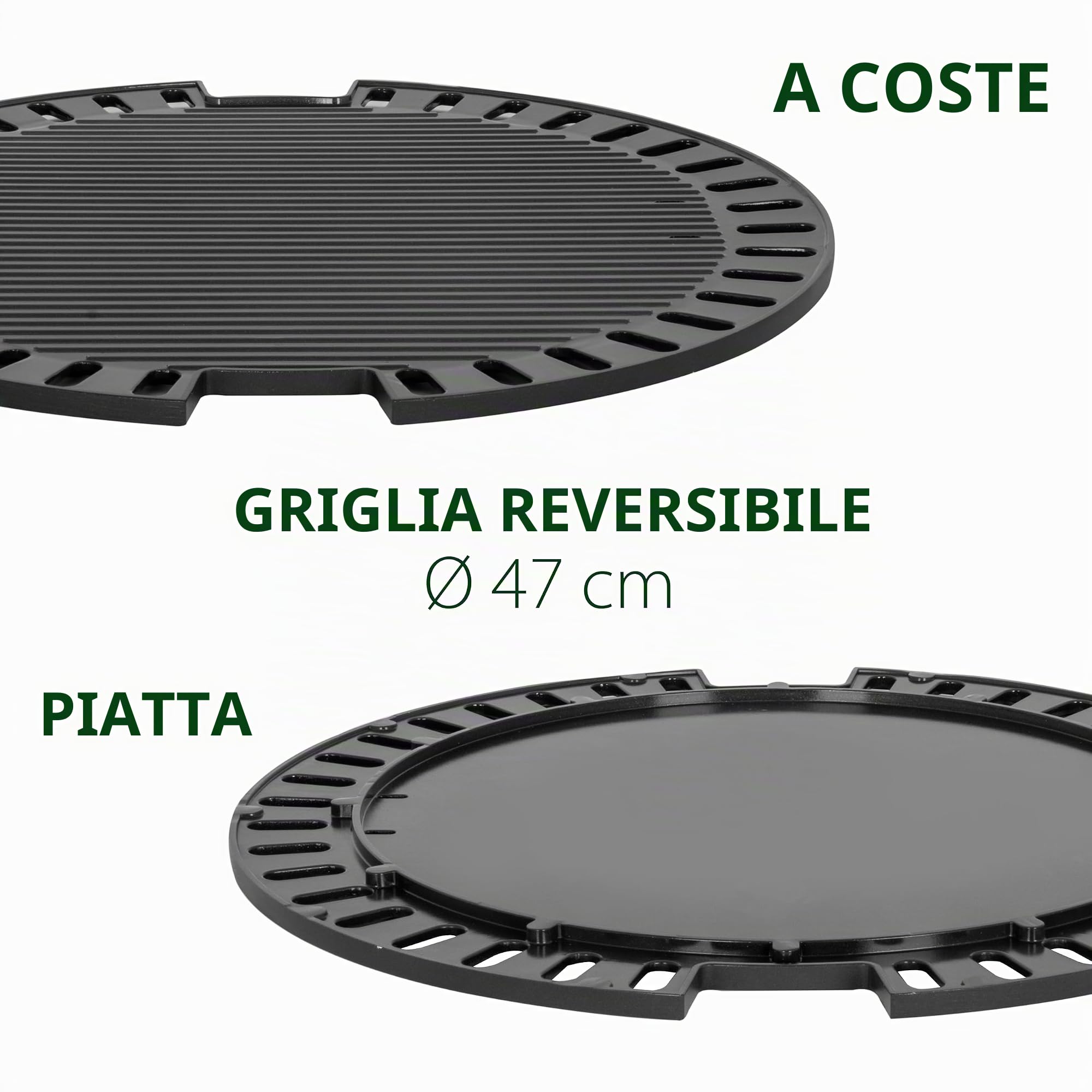 Brunner BBQRuiser HT grill a gas portatile 4 kW con gambe