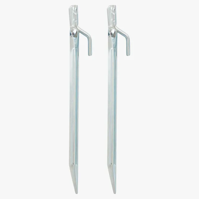 Highlander Picchetti Angolari Acciaio 22,8 cm 6 pezzi