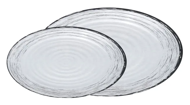 Brunner Granada Serving Board set piatti ovali 2 pezzi nero