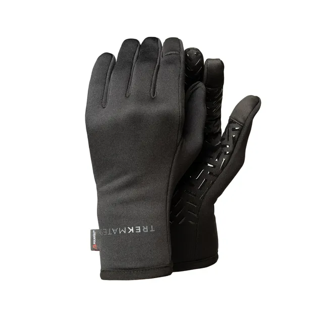 Trekmates Strath Grip Guanti Pile Stretch Neri
