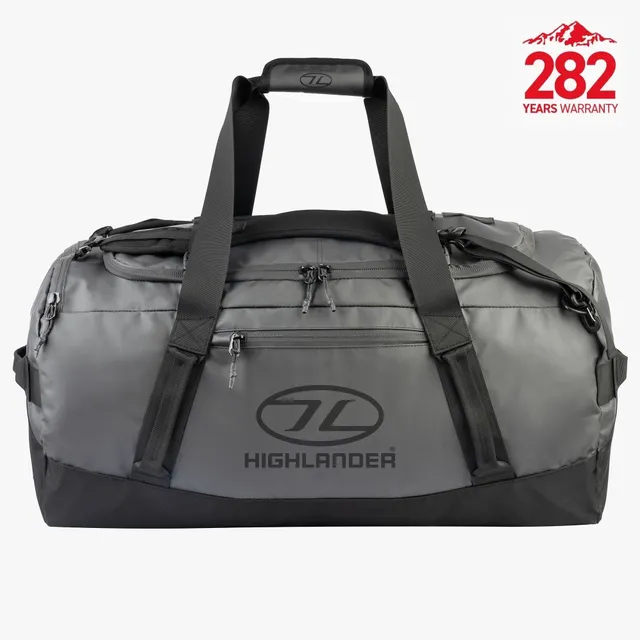 Highlander Survival Hauler 90L borsone nero impermeabile