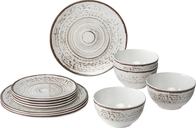 Brunner Midday Kassandra Set Melamina 12 Pezzi Antiscivolo