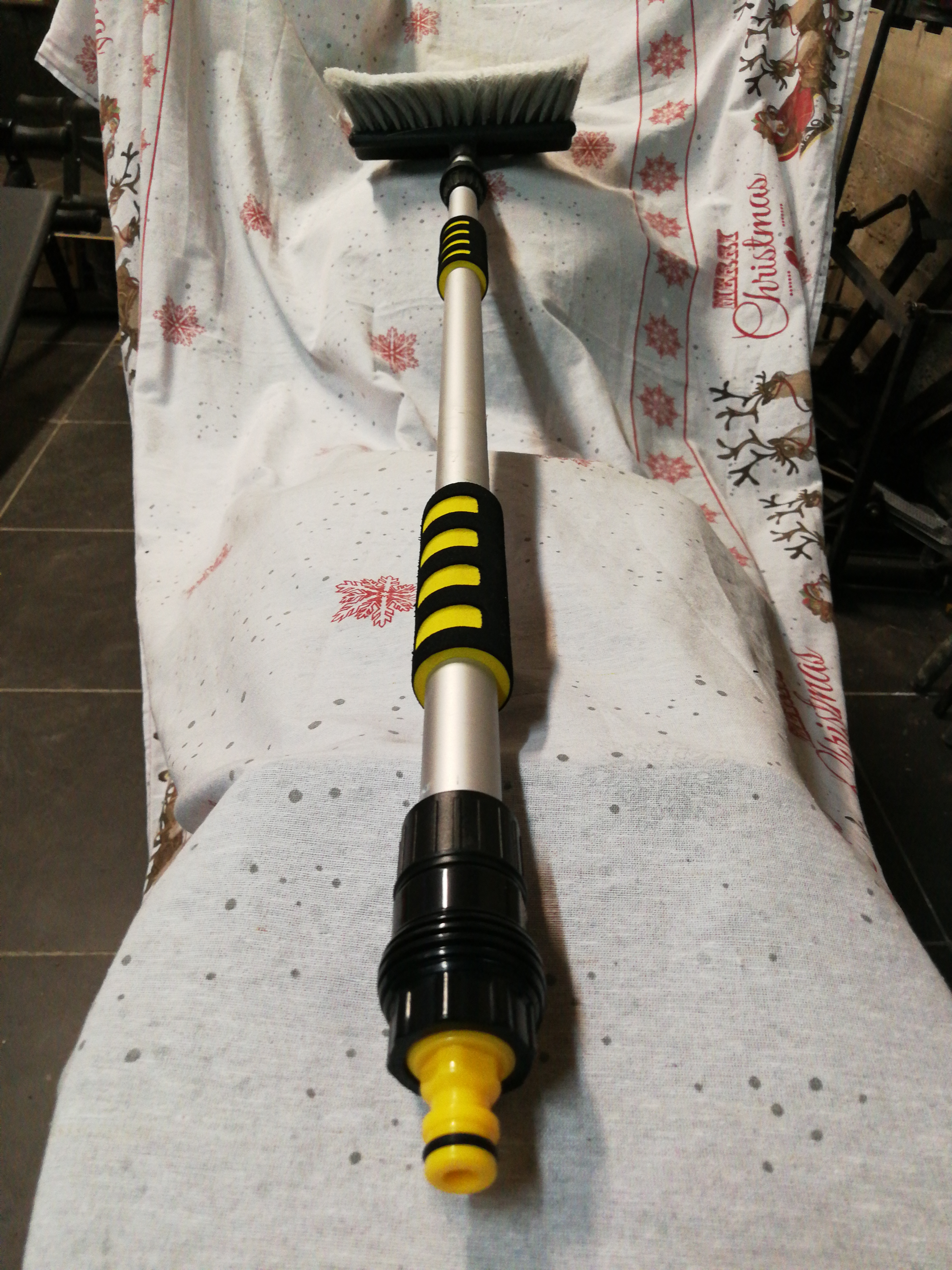 Brunner Moppy Spazzola Telescopica Lavaggio 115-180 cm alluminio