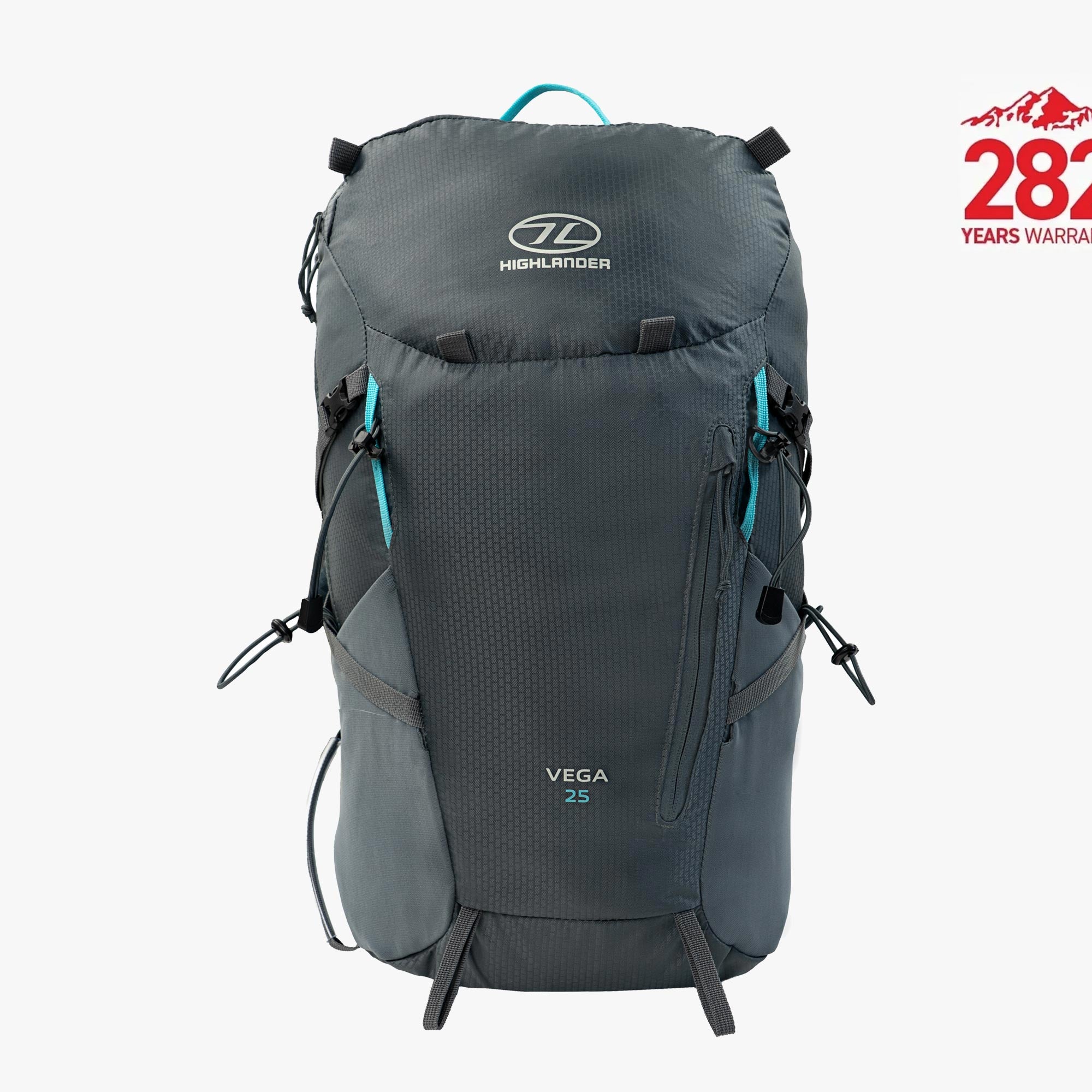 Highlander Vega 25L zaino trekking donna teal ventilato