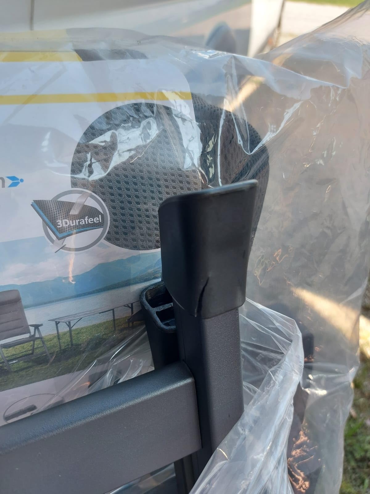 Brunner Skye 3D Sedia Campeggio Nera Poliestere
