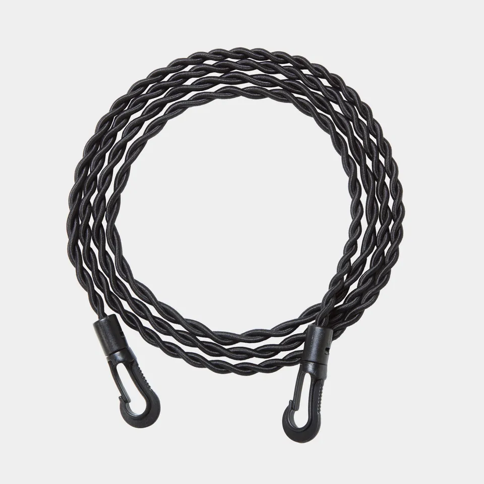 Trekmates Washing Line filo stendibiancheria nero 160 cm