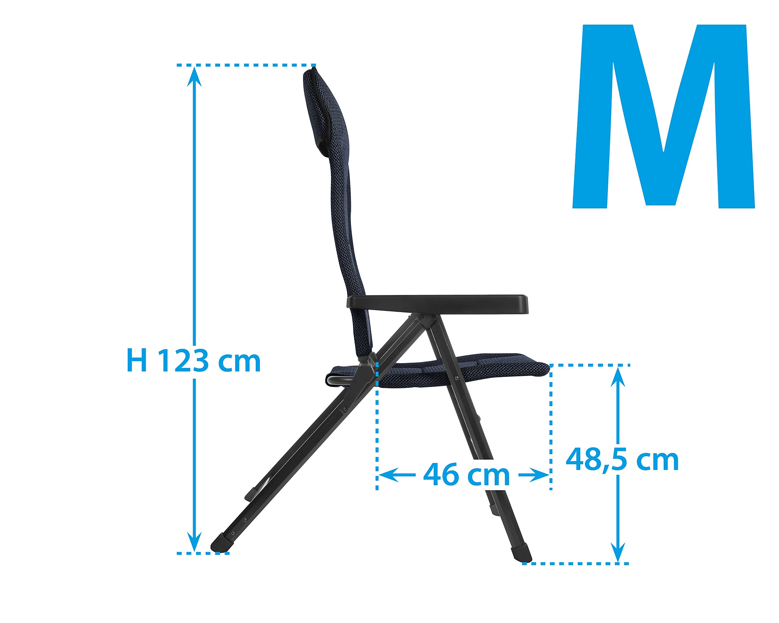 Brunner Rebel Pro Medium sedia campeggio alluminio 150 kg