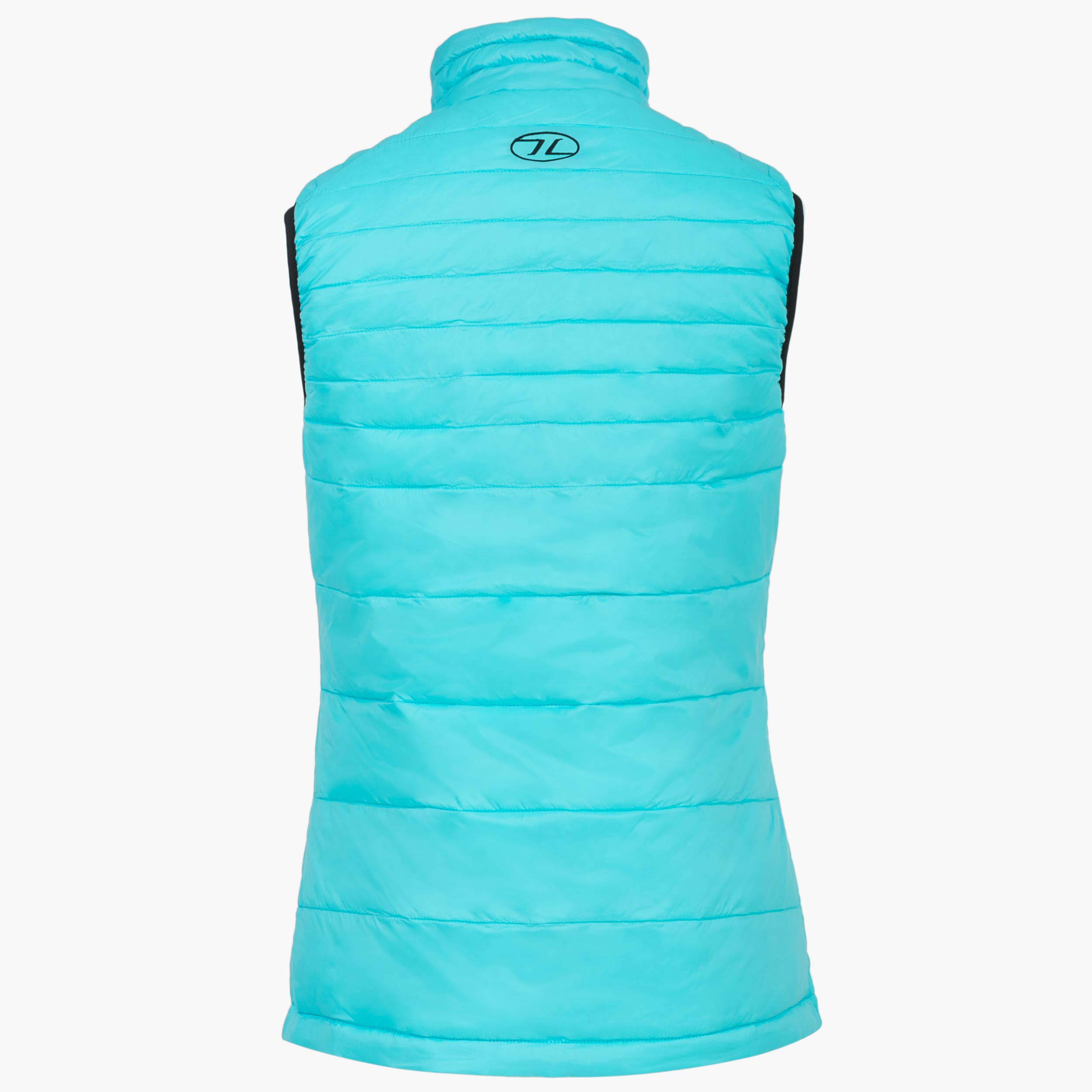 Highlander Reversible Gilet Donna Nero Turchese Imbottito