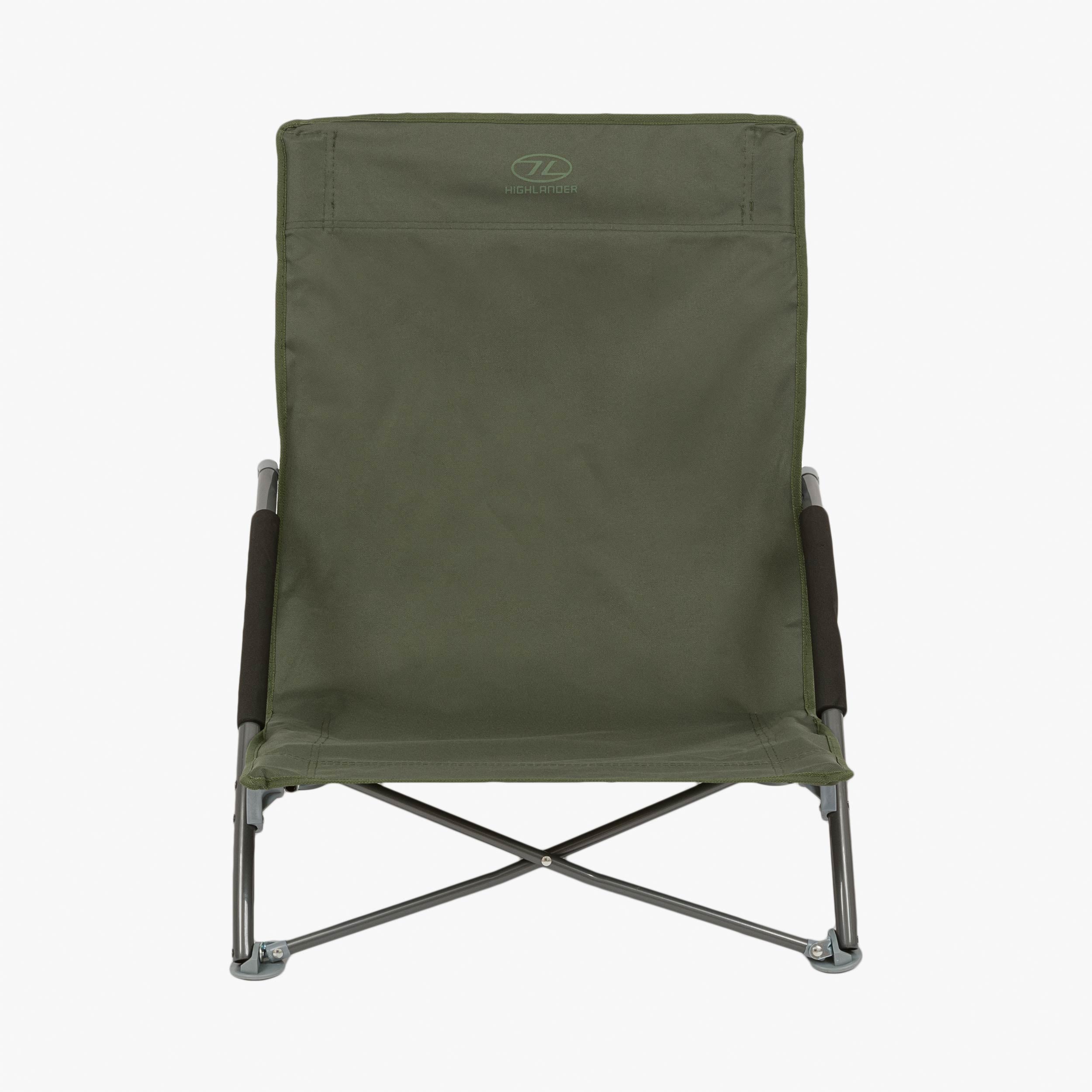 Highlander Survival Perch sedia campeggio pieghevole verde oliva