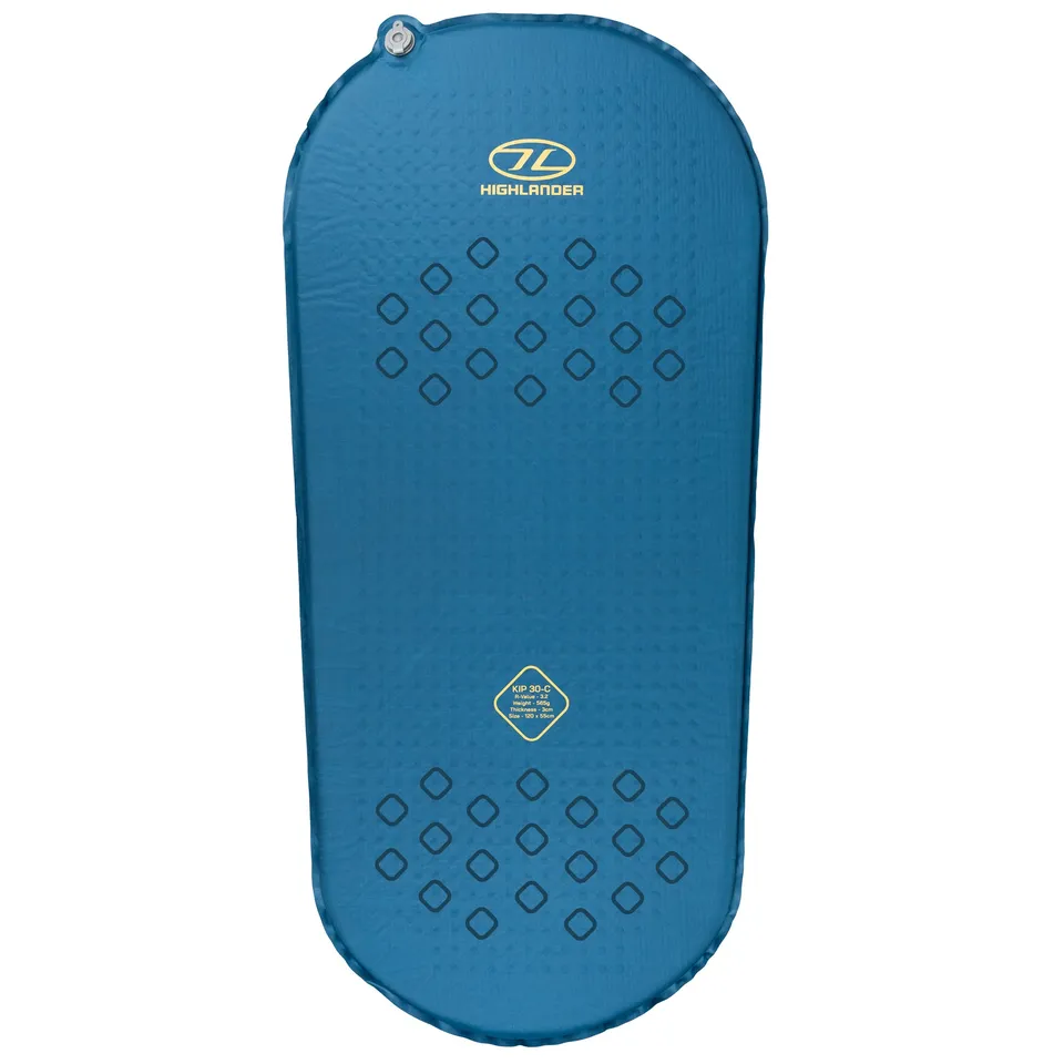 Highlander Kip Mat Compact 30mm materassino autogonfiante blu