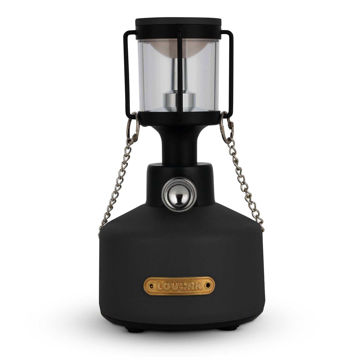 Lovork Mistral lanterna LED nera 50 ore soffio