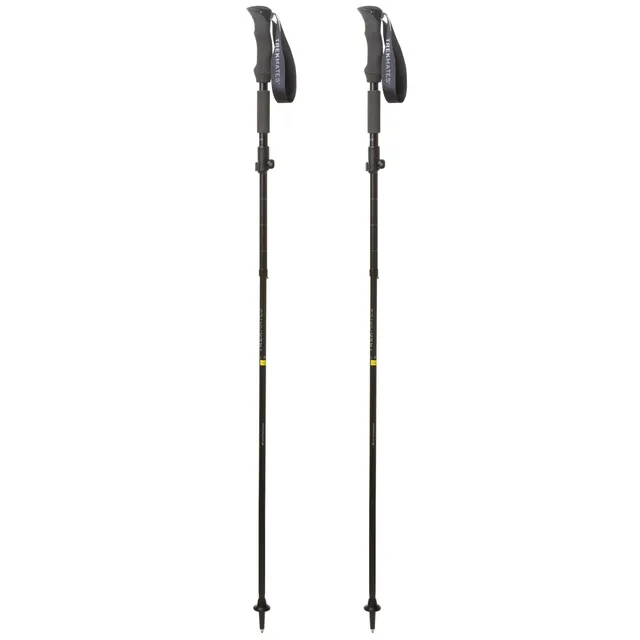 Trekmates Fold Lock Pole bastoncini neri paio 125 cm