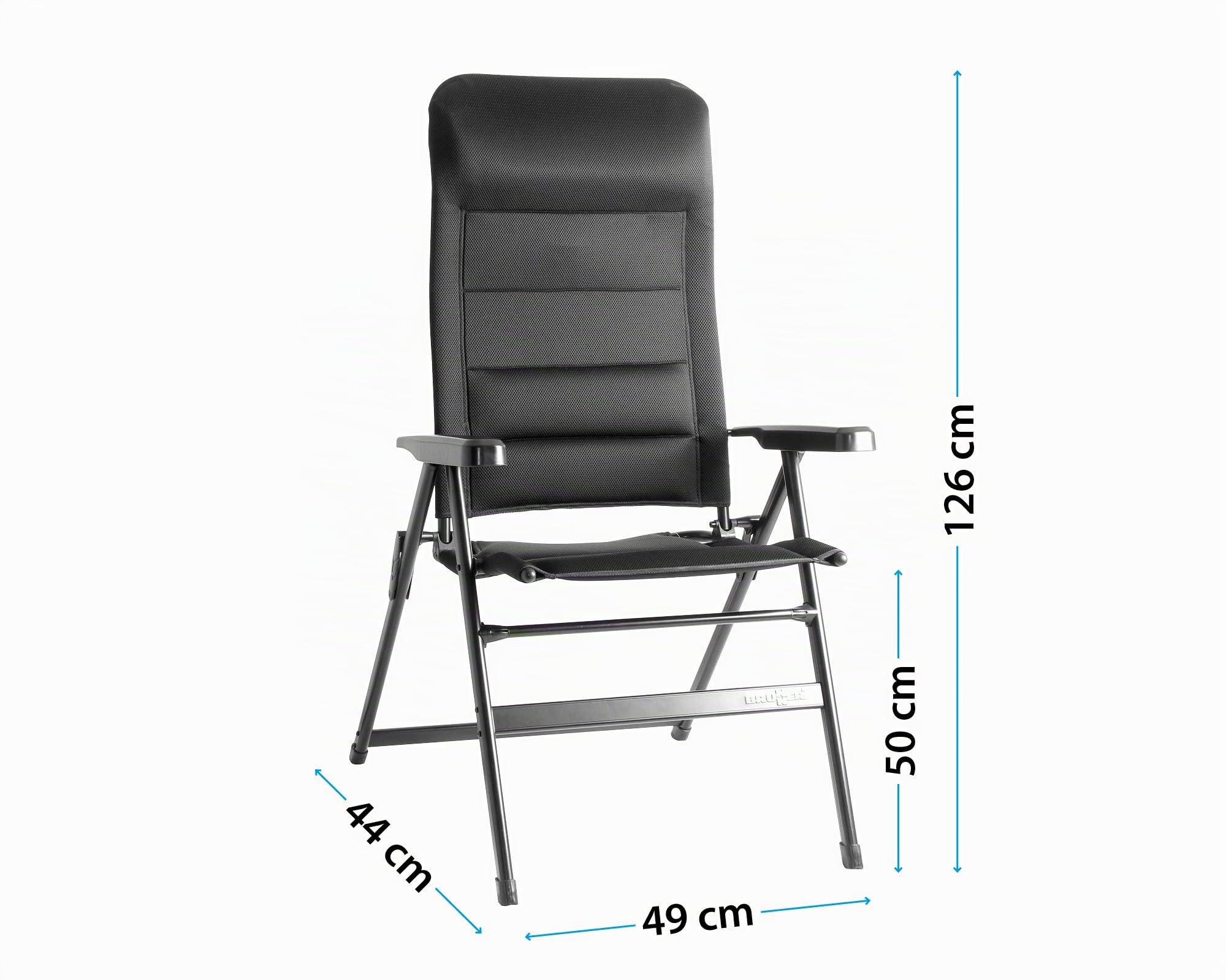 Brunner Aravel 3D L sedia campeggio reclinabile traspirante