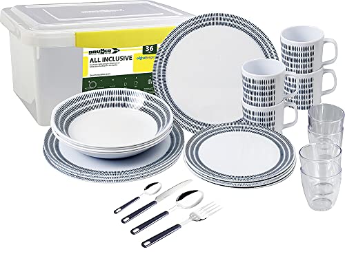 Brunner 0830154N.C6T set stoviglie melamina 36 pezzi