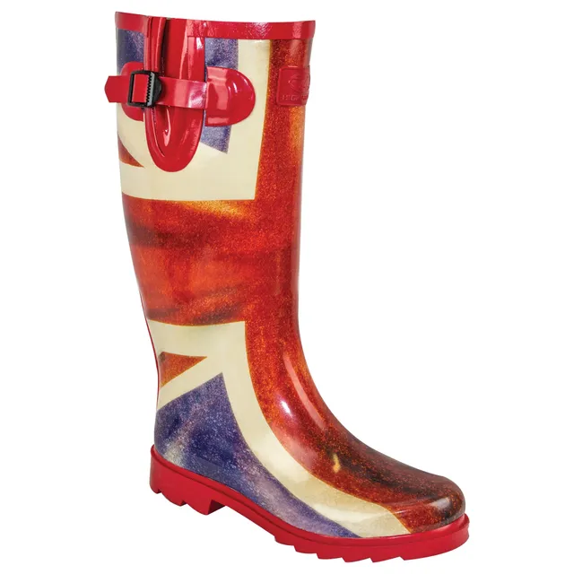Highlander Union Jack stivali gomma pioggia