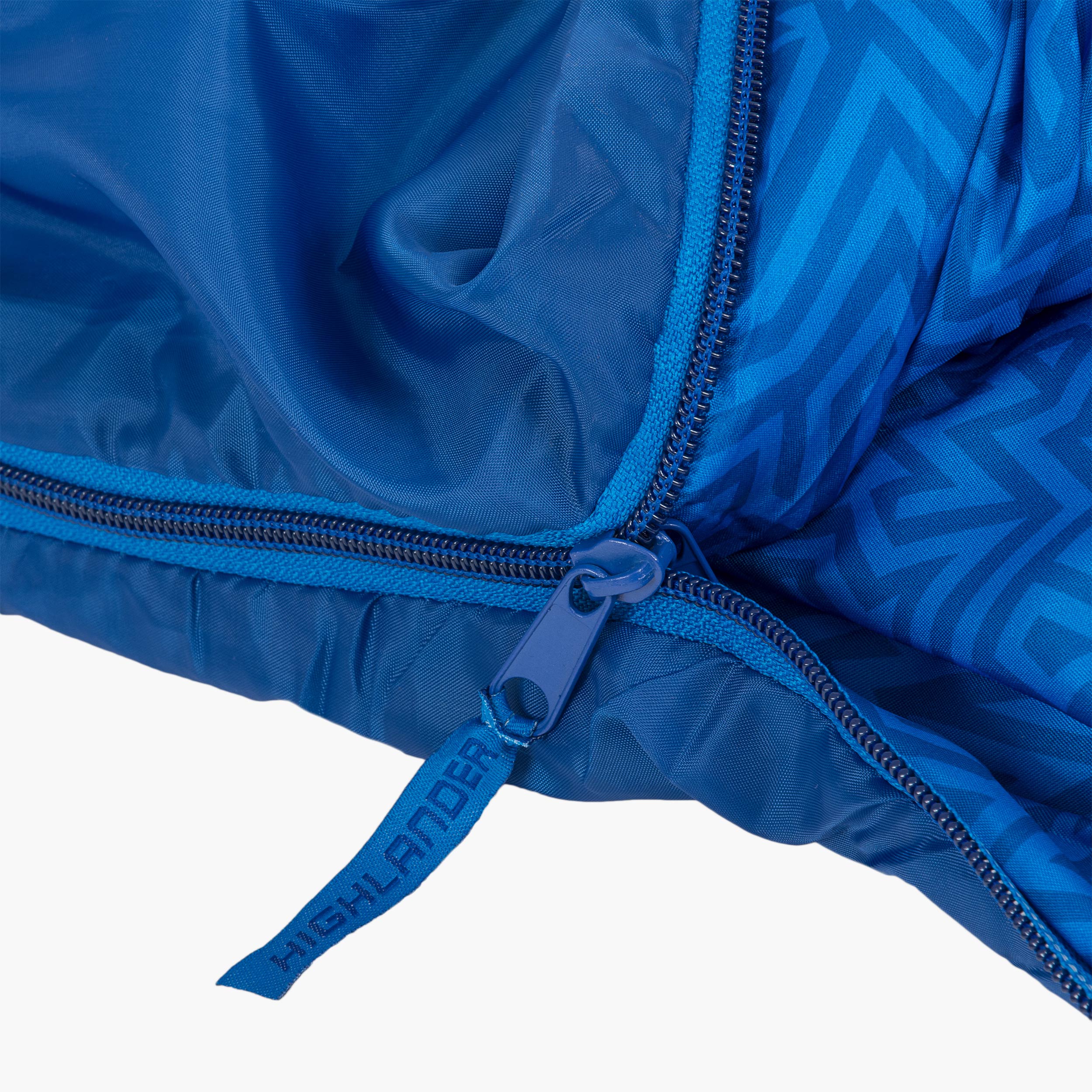 Highlander Sleepline 300 sacco a pelo bambino mummia blu