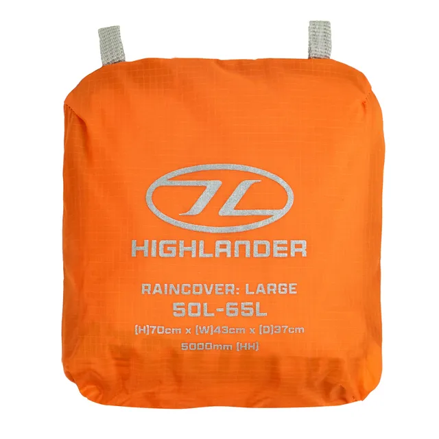 Highlander Survival Ducks Back coprizaino 50-65L arancione