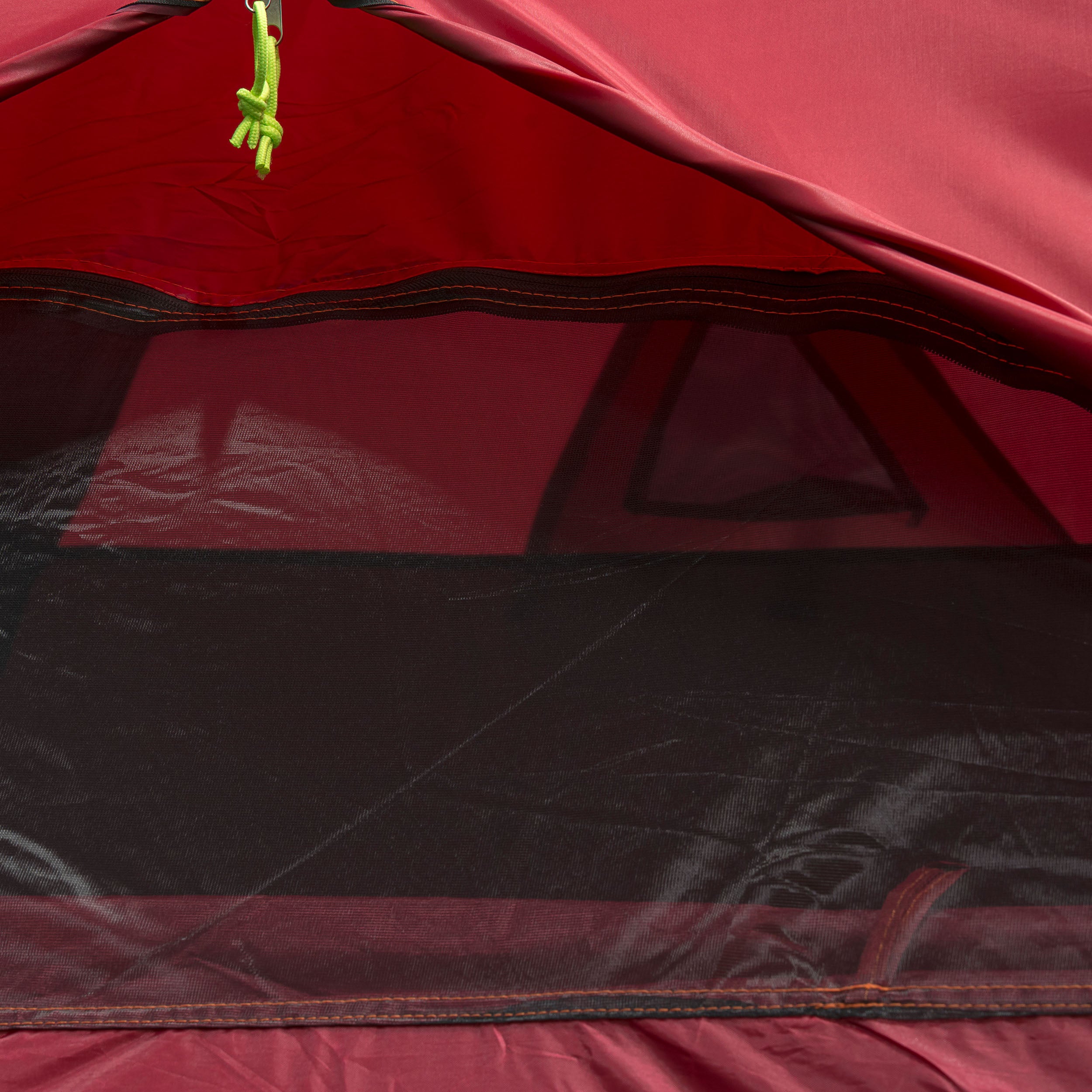Highlander Birch tenda 3 posti con veranda rossa