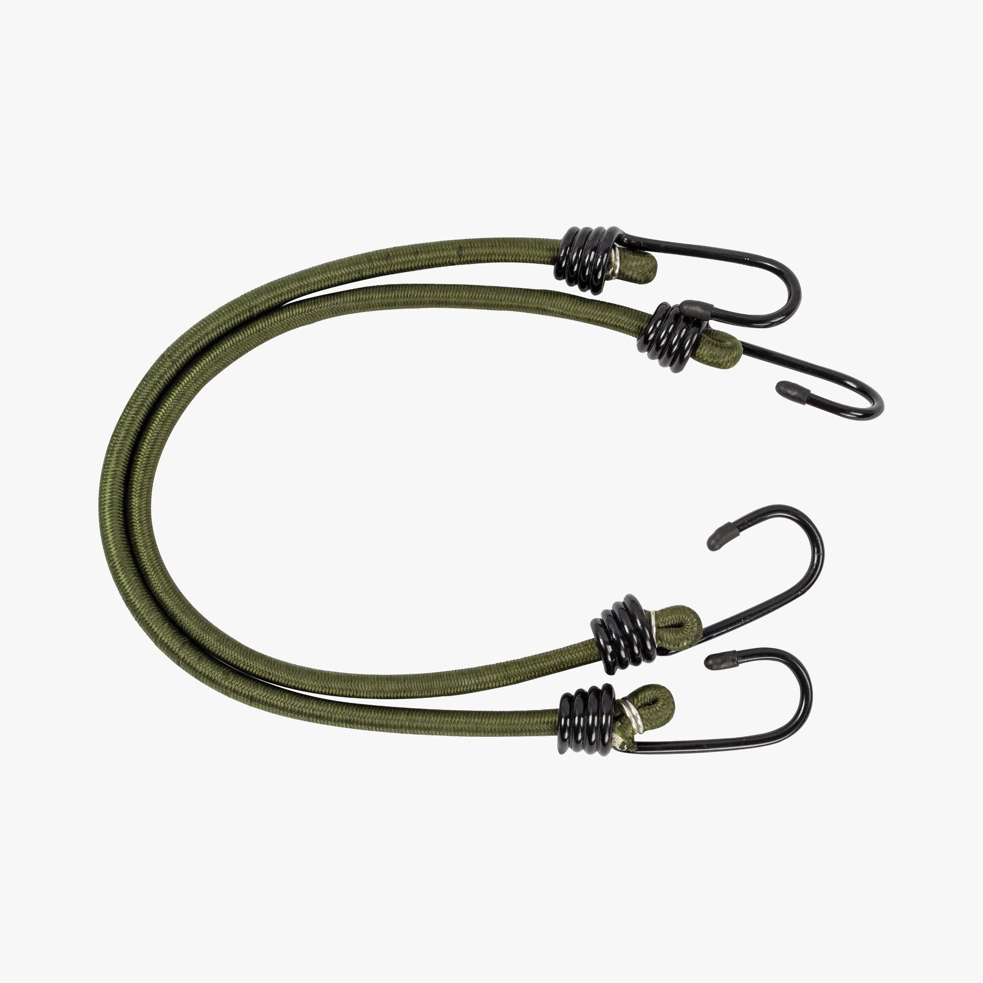 Highlander corda elastica 8 mm x 45 cm oliva 2 pezzi