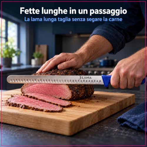 LAMA Brisket 35,4 cm coltello alveolato acciaio