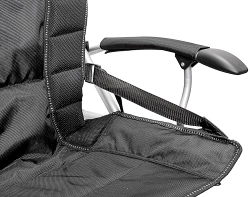 Brunner Raptor XL sedia campeggio nero grigio 150 kg