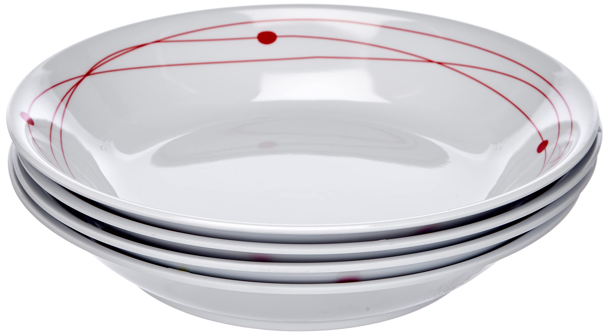 Brunner Cosmic set melamina 16 pezzi rosso infrangibile