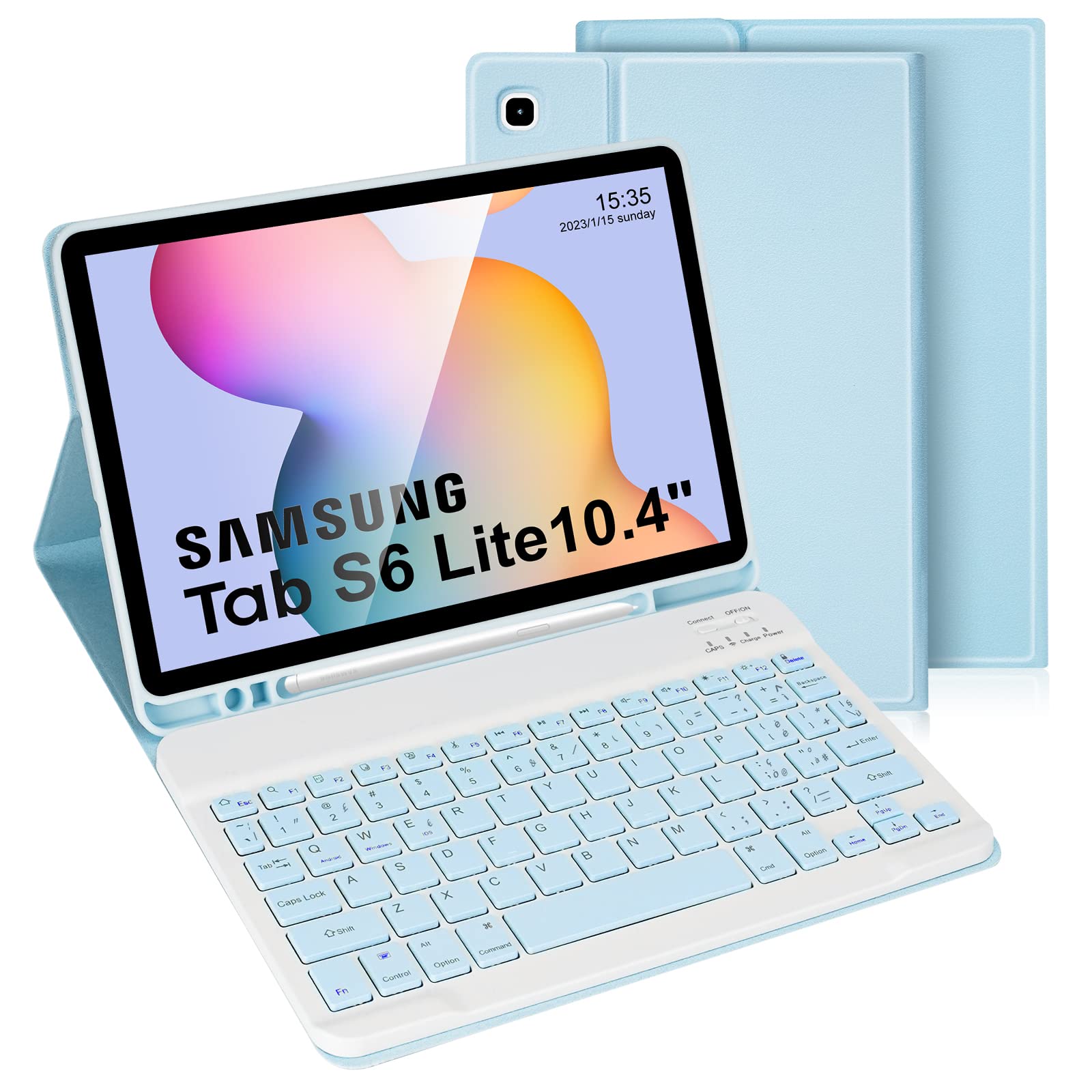 LAMA S6 Lite custodia tastiera tablet 10.4 blu