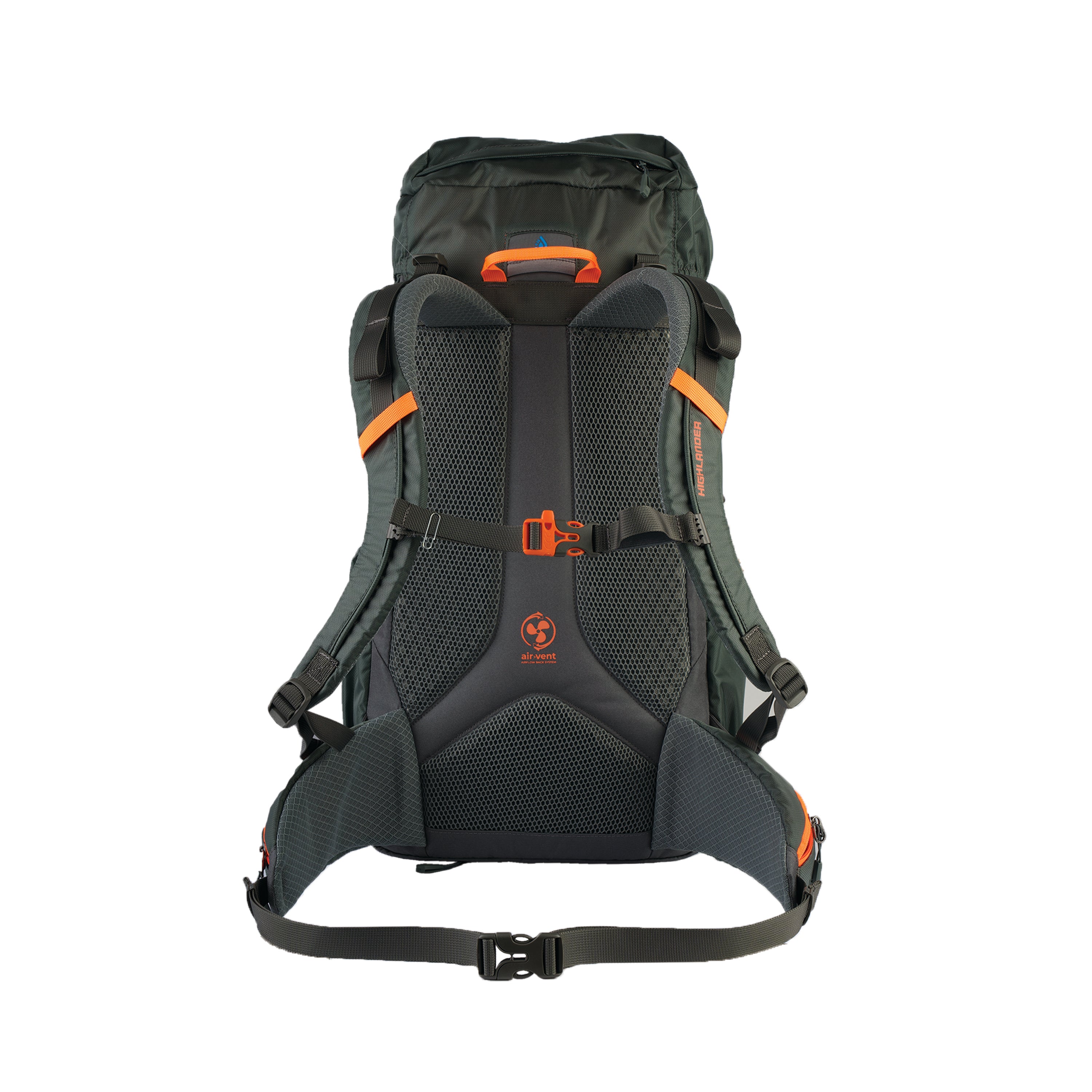 Highlander Ivar 40L zaino trekking leggero nero