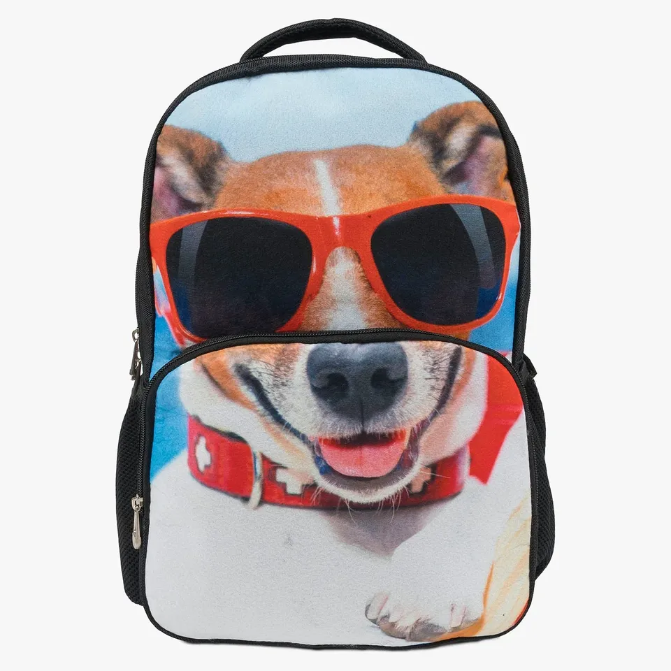 Highlander Dog with Sunglasses zaino bambino cane con occhiali