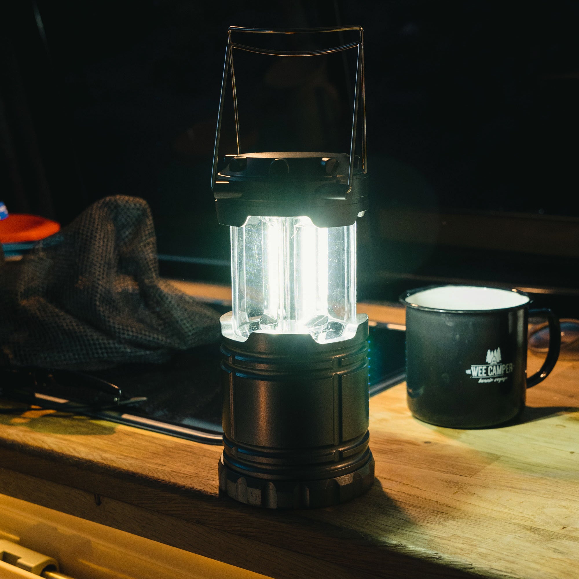 Highlander lanterna pieghevole 300 lumen luce bianca
