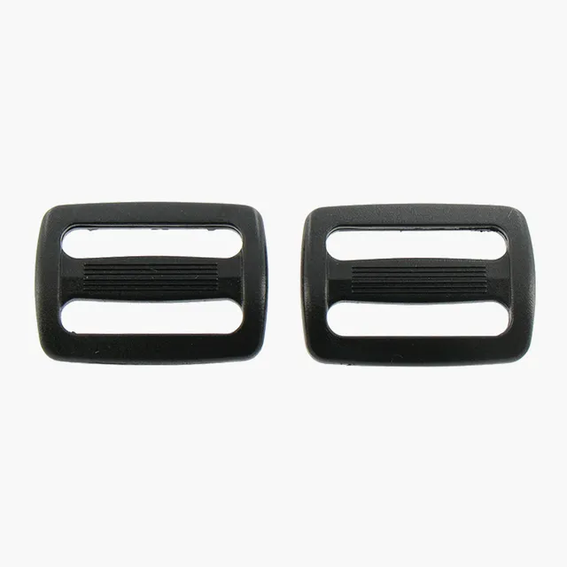 Highlander Survival Slip Lock 25 mm fibbia zaino nera ABS