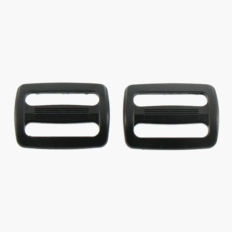 Highlander Survival Slip Lock 25 mm fibbia zaino nera ABS