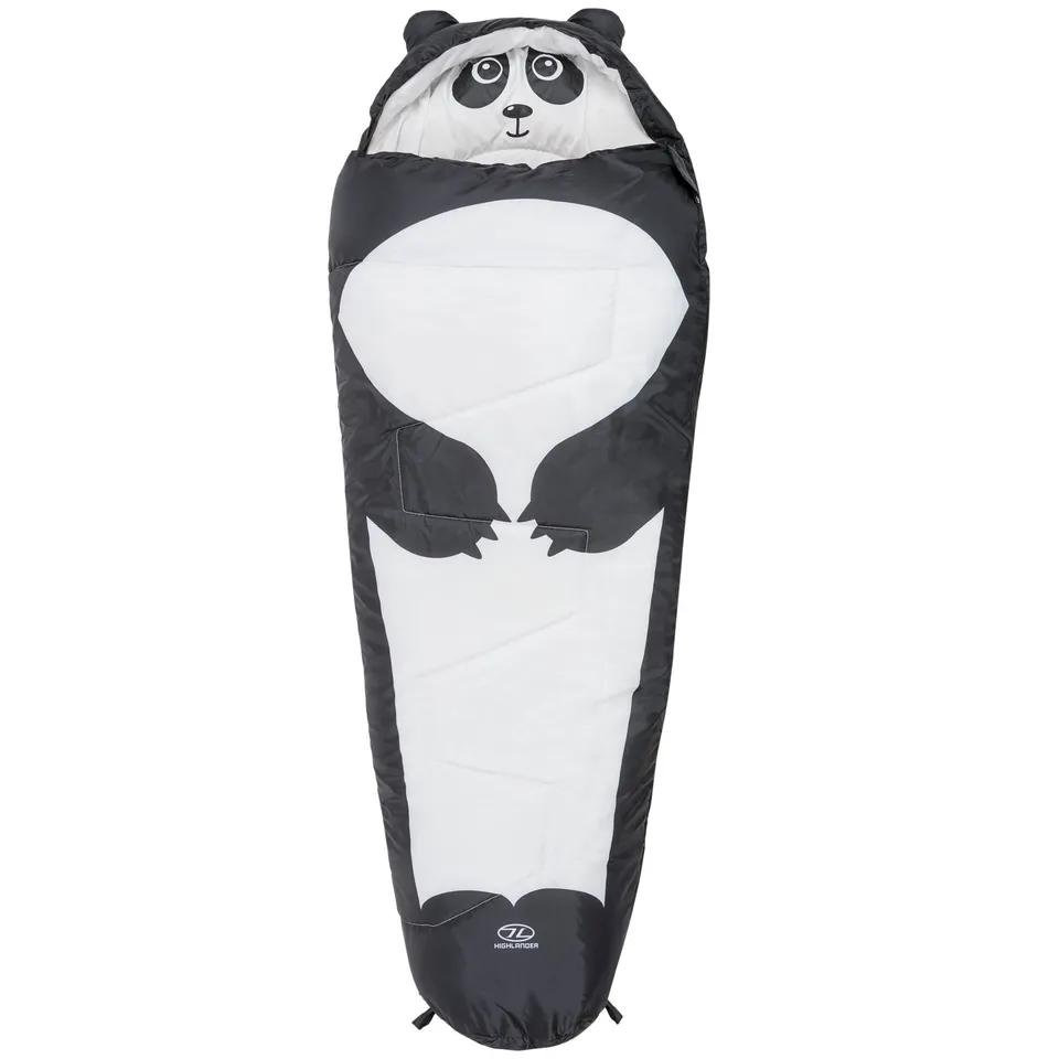 Highlander Creature Sacco a Pelo Bambino Panda Nero 1 Stagione