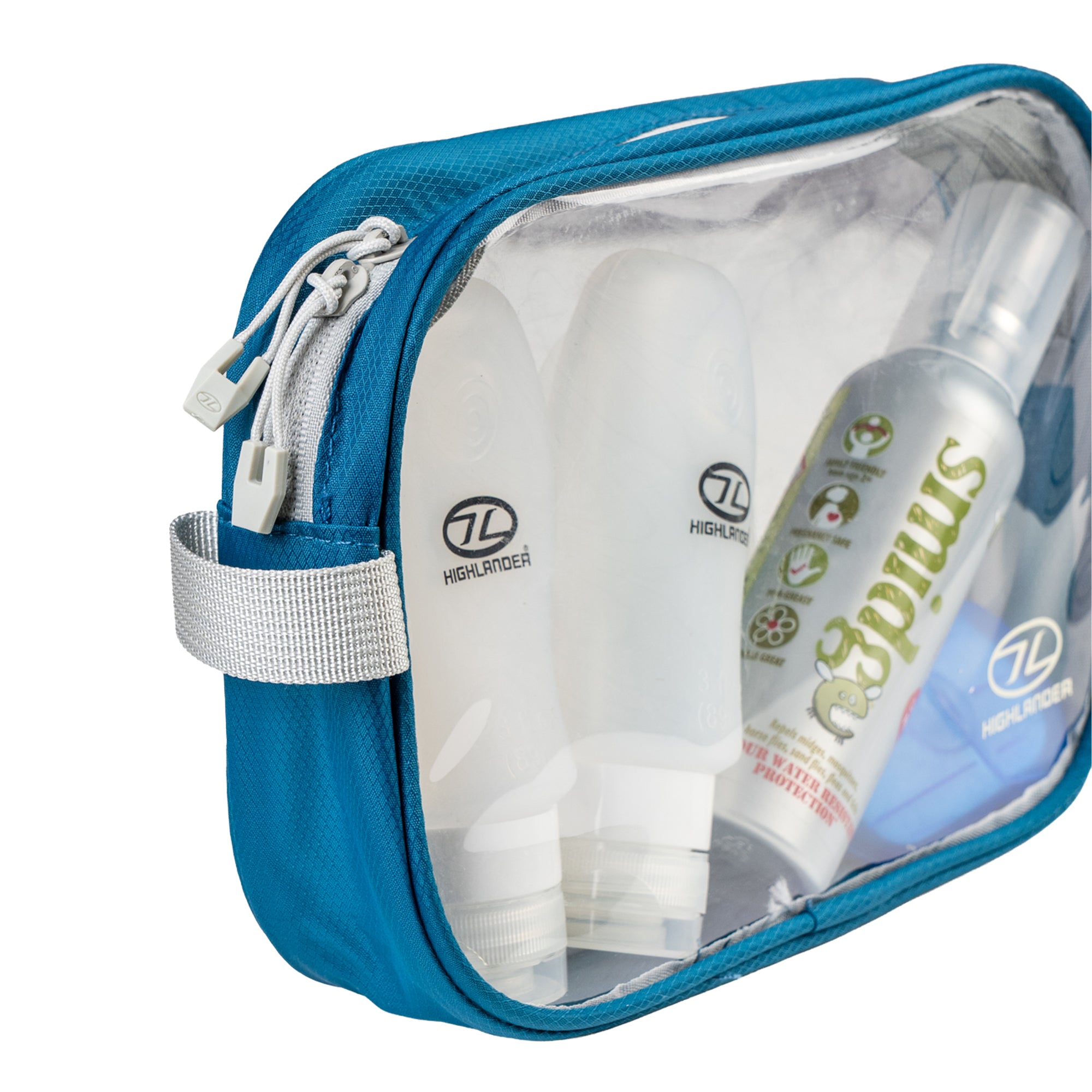 Highlander Pochette Porta Liquidi da Viaggio Trasparente