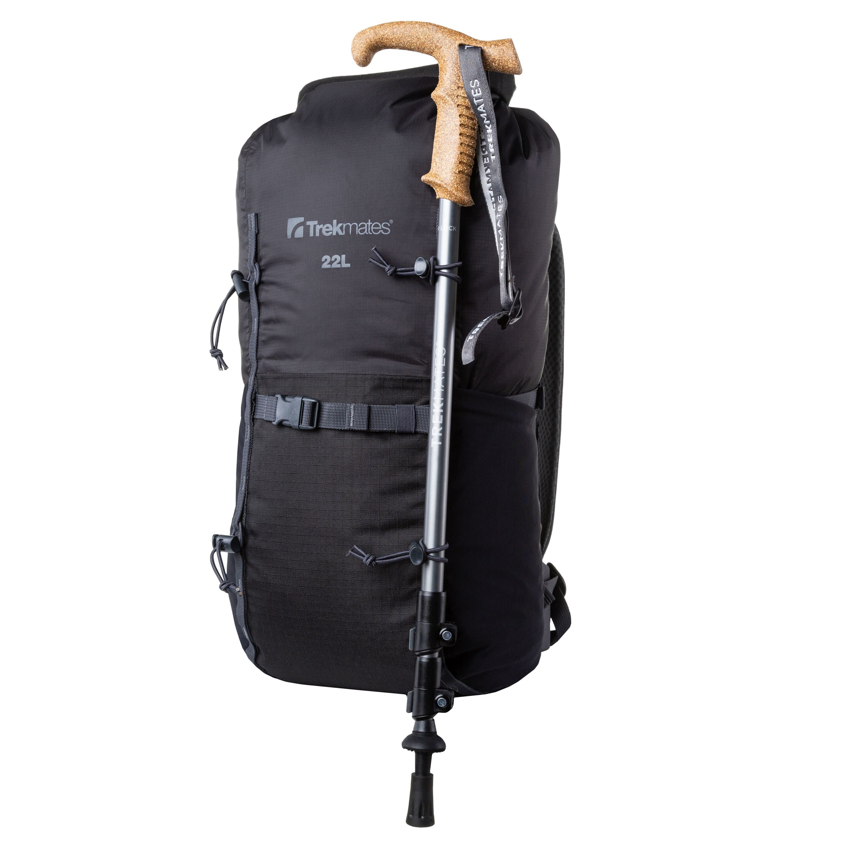 Trekmates Wanderer Lock bastoncini trekking grafite