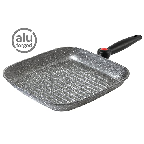 Brunner Gourmet Rock Grill 0806071N padella 28x28 induzione