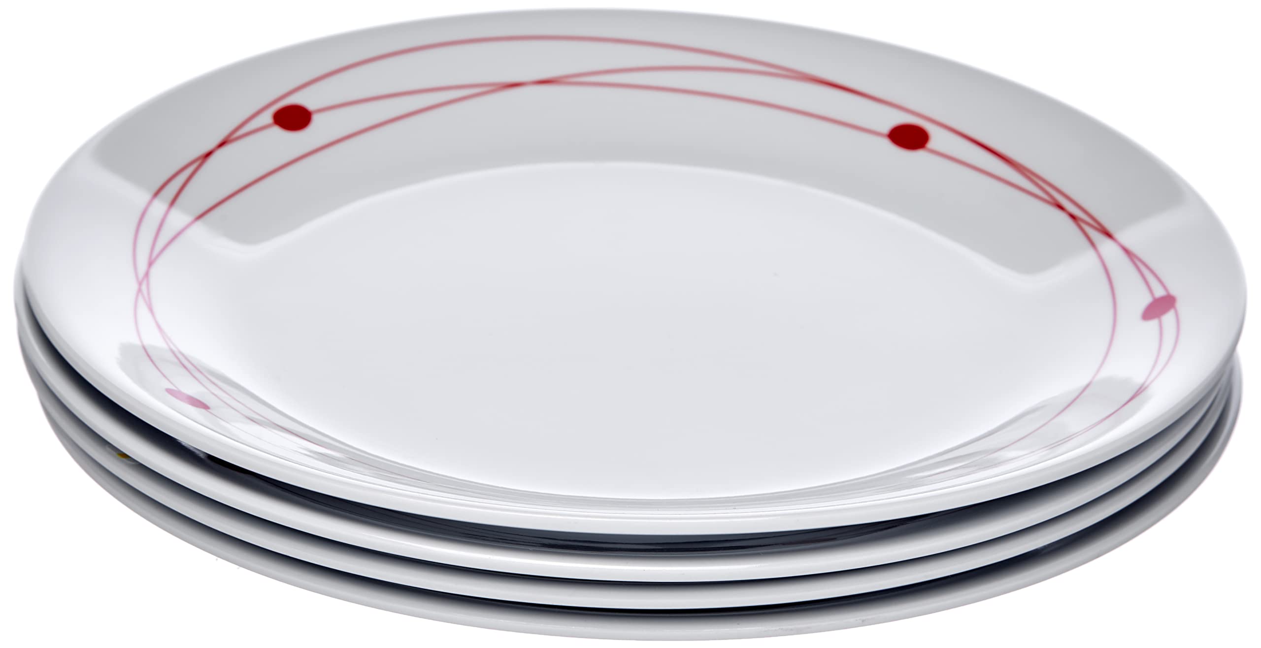 Brunner Cosmic set melamina 16 pezzi rosso infrangibile