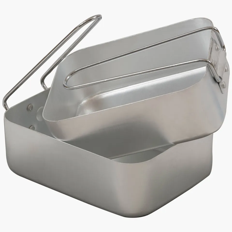 Highlander Mess Tins gavetta alluminio 2 pezzi